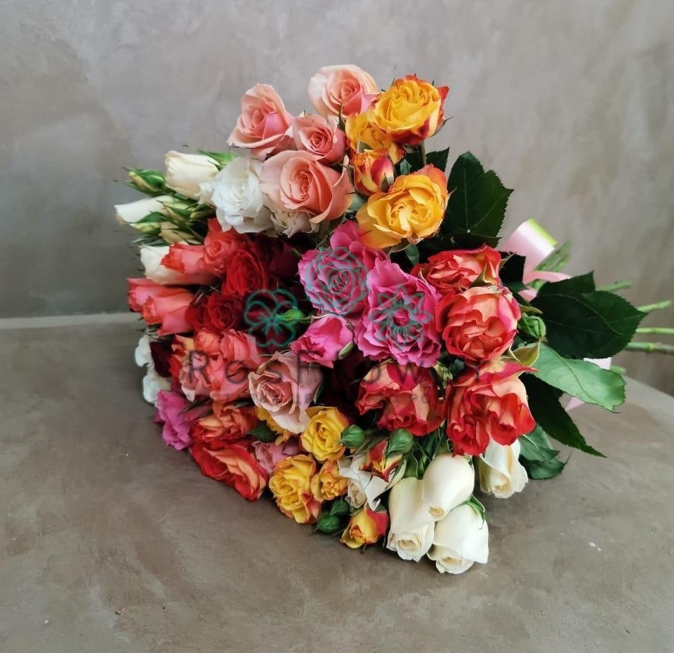 Букет цветов из: Розы в Красном Октябре Ставропольского края