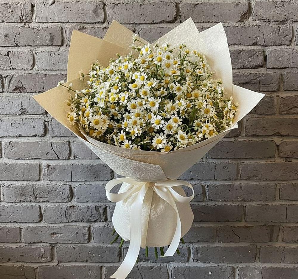 Букет цветов из: Ромашки в Красном Октябре Ставропольского края