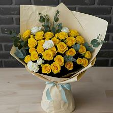 Букет цветов из:  Розы в Красном Октябре Ставропольского края