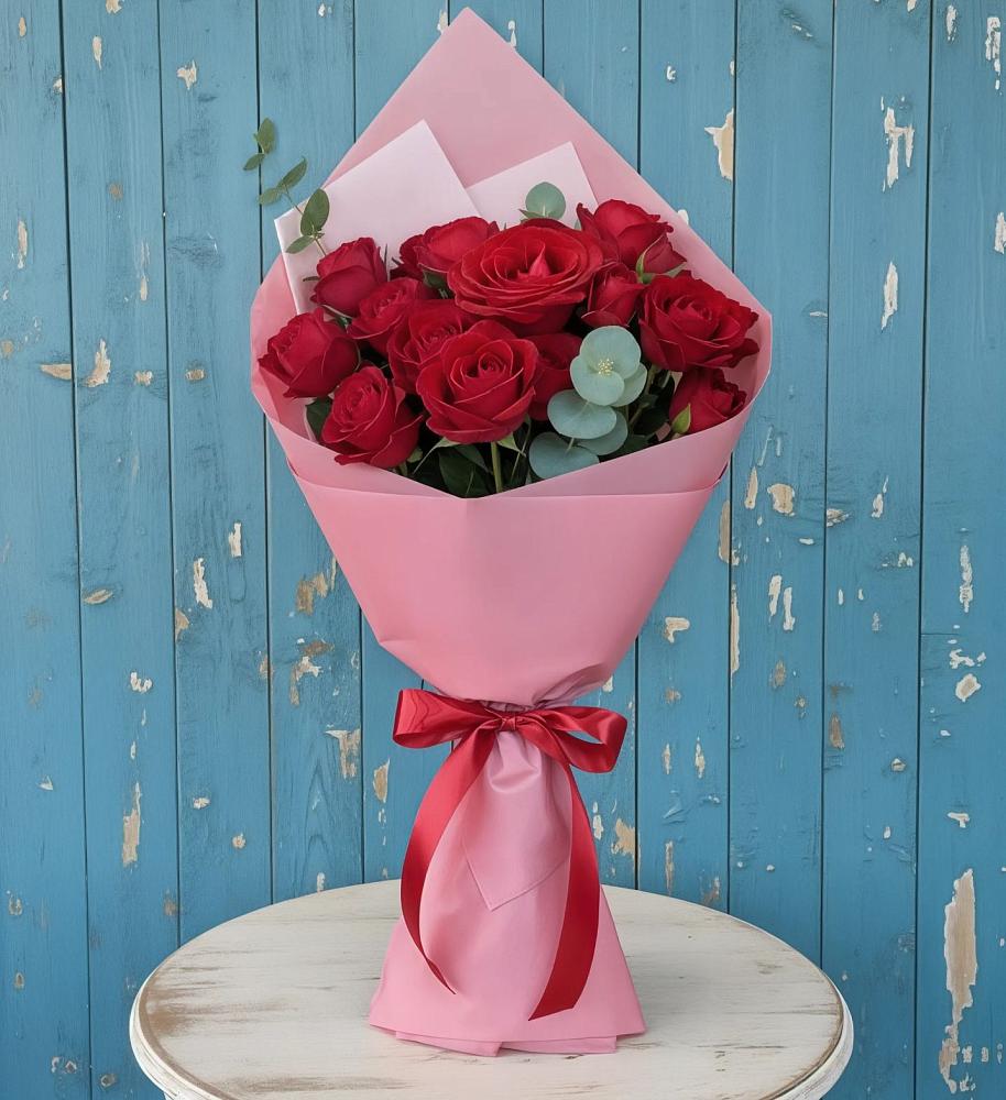 Букет цветов из: Розы в Красном Октябре Ставропольского края