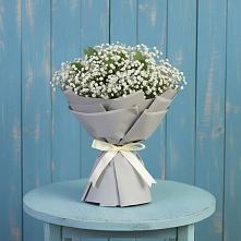 Букет цветов из:  Гипсофила в Красном Октябре Ставропольского края