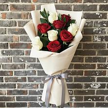 Букет цветов из:  Розы в Красном Октябре Ставропольского края