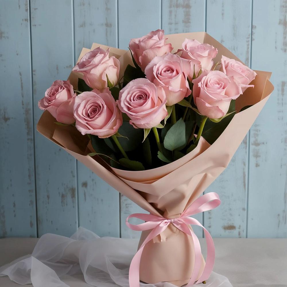 Букет цветов из: Розы в Красном Октябре Ставропольского края