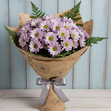 Букет цветов из:  Хризантемы в Красном Октябре Ставропольского края