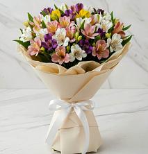 Букет цветов из:  Альстромерии в Красном Октябре Ставропольского края