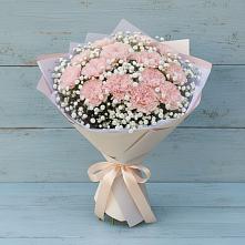 Букет цветов из:  Гвоздики в Красном Октябре Ставропольского края