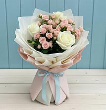Букет цветов из:  Розы в Красном Октябре Ставропольского края