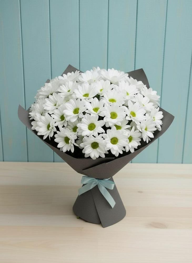 Букет цветов из: Хризантемы в Красном Октябре Ставропольского края