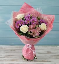 Букет цветов из:  Герберы в Красном Октябре Ставропольского края