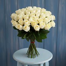 Букет 51 Белая роза Эдлесс Лав #REPLACE_PRED# Красном Октябре Ставропольского края