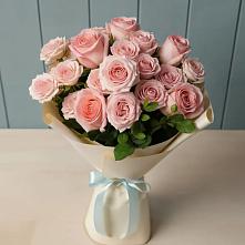 Букет Розовый шарм в Красном Октябре Ставропольского края