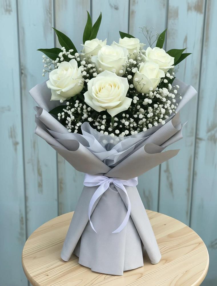 Букет цветов из: Розы в Красном Октябре Ставропольского края