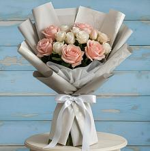 Букет цветов из:  Розы в Красном Октябре Ставропольского края