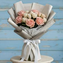 Букет цветов из:  Розы в Красном Октябре Ставропольского края