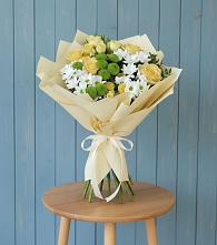 Букет цветов из:  Хризантемы и Розы #REPLACE_PRED# Красном Октябре Ставропольского края