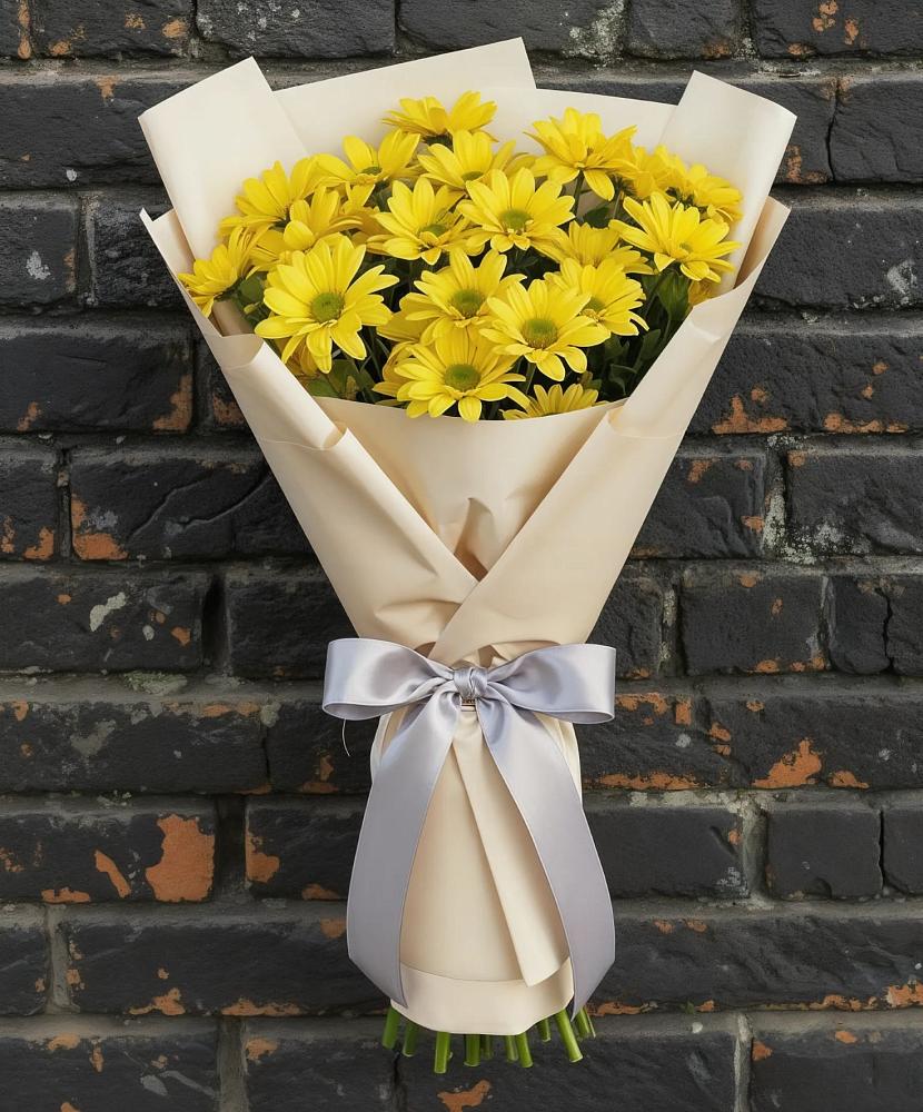 Букет цветов из: Хризантемы в Красном Октябре Ставропольского края