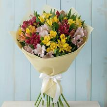 Букет цветов из:  Альстромерии в Красном Октябре Ставропольского края