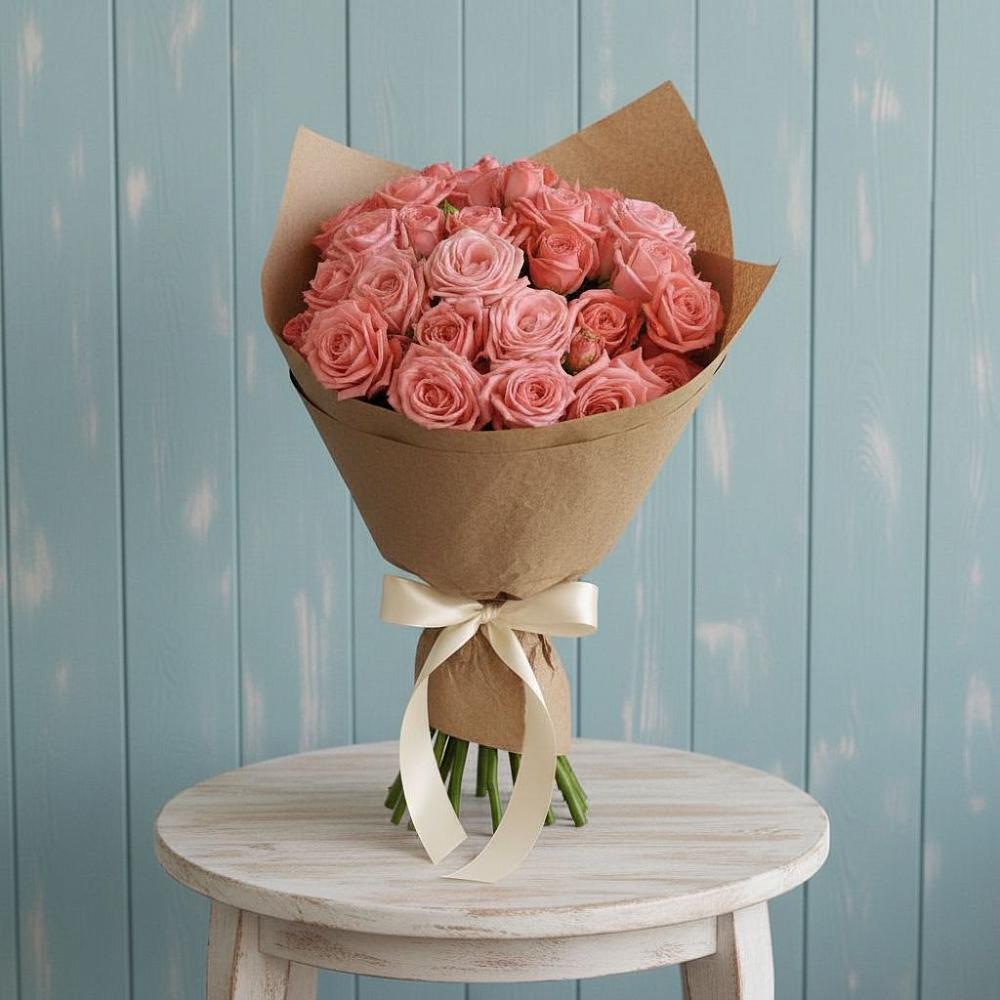 Букет цветов из: Розы в Красном Октябре Ставропольского края