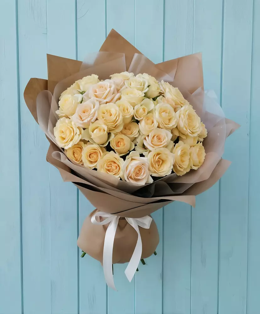 Букет Кремовое облако в Красном Октябре Ставропольского края