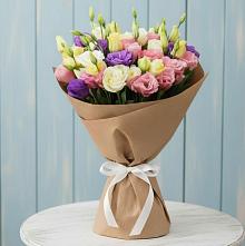 Букет цветов из:  Лизиантусы #REPLACE_PRED# Красном Октябре Ставропольского края