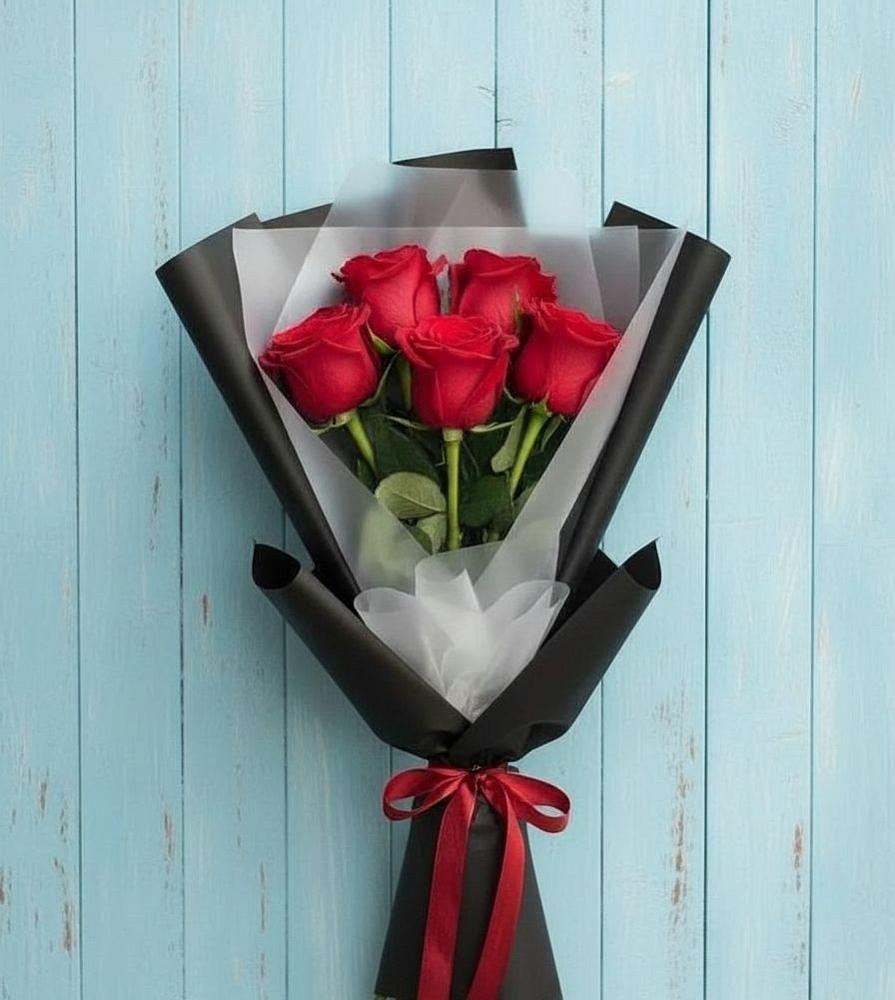 Букет цветов из: Розы в Красном Октябре Ставропольского края