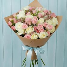 Букет цветов из:  Розы в Красном Октябре Ставропольского края